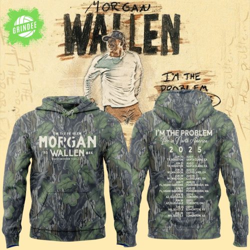 Limited Edition Morgan Wallen x Houston Texans Tour 2025 Camo Hoodie