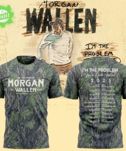 Limited Edition Morgan Wallen x Houston Texans Tour 2025 Camo Tshirt