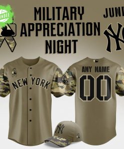 Limited Edition New York Yankees Military Appreciation Night 2025 Baseball Jersey