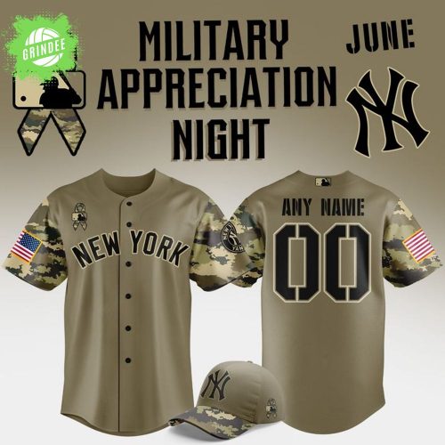 Limited Edition New York Yankees Military Appreciation Night 2025 Baseball Jersey