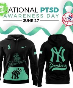 Limited Edition New York Yankees x 2025 PTSD Awareness Day Pullover Hoodie