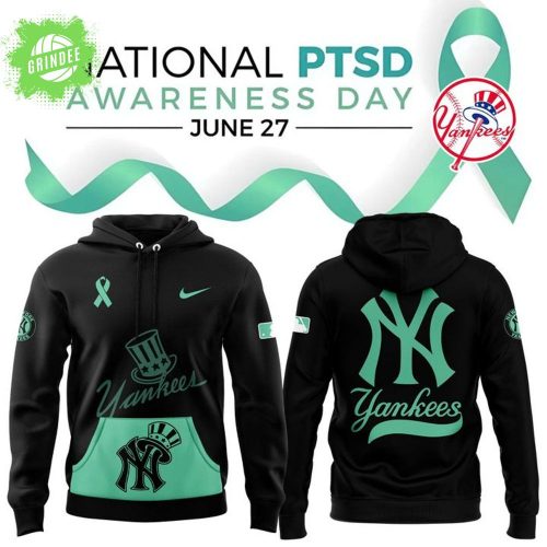 Limited Edition New York Yankees x 2025 PTSD Awareness Day Pullover Hoodie