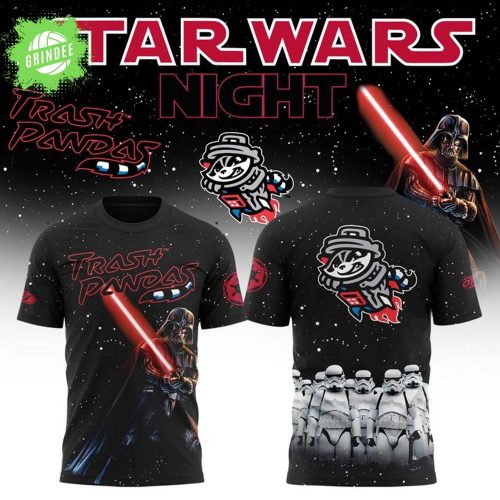 Limited Edition Rocket City Trash Pandas x Star War 2025 Tshirt