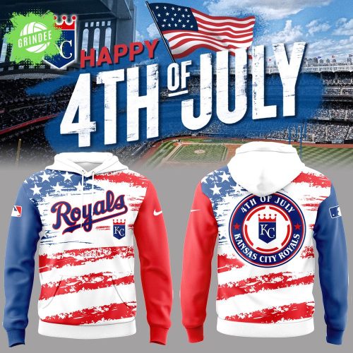 Limited Edition Royals Baseball 4th of July Hoodie