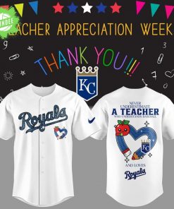 Limited Edition Royals Baseball Teacher Appreciation Game Jersey