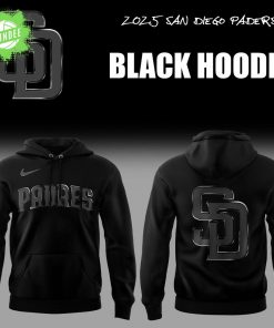 Limited Edition San Diego Padres Back In Black Hoodie