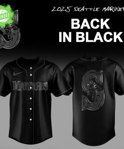 Limited Edition Seattle Mariners Back In Black Combo Jersey