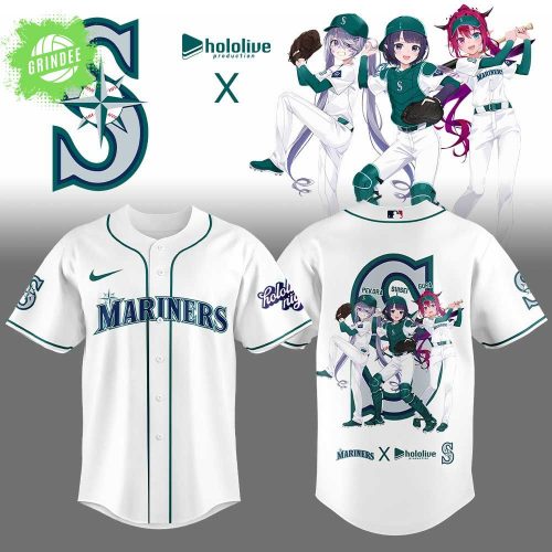 Limited Edition Seattle Mariners Hololive Night Collaboration Jersey