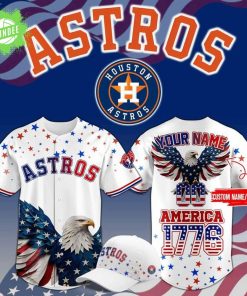 Limited Editions Houston Astros 4th of July USA Baseball Jersey