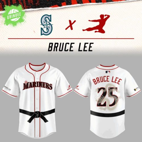 Limited Seattle Mariners x Bruce Lee Night Jersey