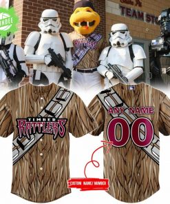 Limited editions Wisconsin Timber Rattlers x Star Wars Jersey 2025