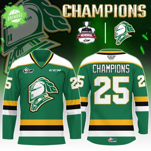 London Knights Jersey Champions Memorial Cup 2025 Editions Limited