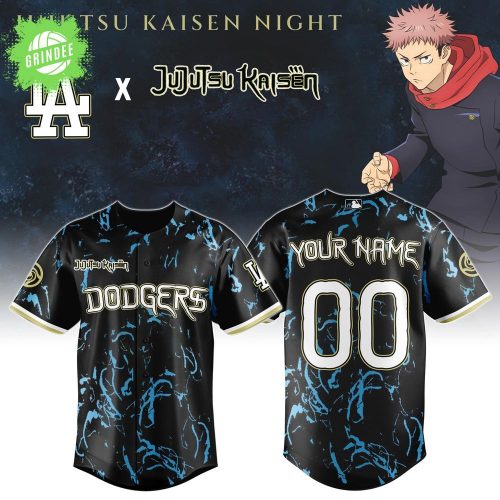 Los Angeles Dodgers MLB x Jujutsu Kaisen Night Jersey Limited Edition