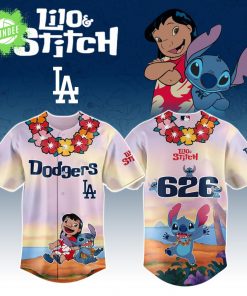 Los Angeles Dodgers MLB x Lilo & Stitch Special Edition Jersey 2025