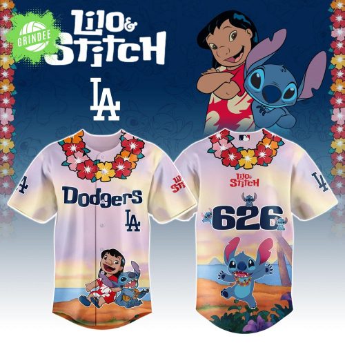 Los Angeles Dodgers MLB x Lilo & Stitch Special Edition Jersey 2025