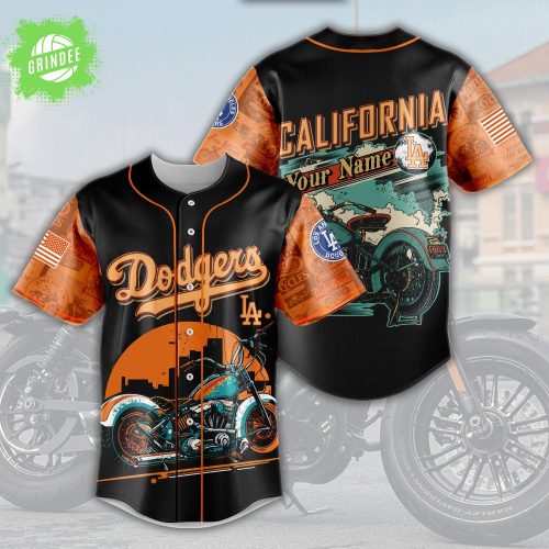 Los Angeles Dodgers Motor Jersey 2025 -3D Baseball Jersey