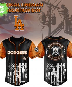 Los Angeles Dodgers x Lineman Appreciation Day Editon-3D Baseball Jersey