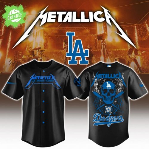 Los Angeles Dodgers x Metallica Limited Edition Jersey 2025