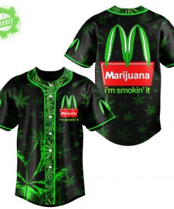 Marijuana I’m Smokin’ It Baseball Jersey
