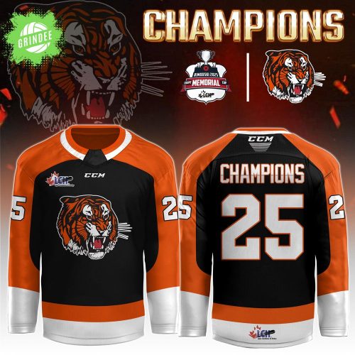 Medicine Hat Tigers Jersey Champions Memorial Cup 2025 Editions Limited