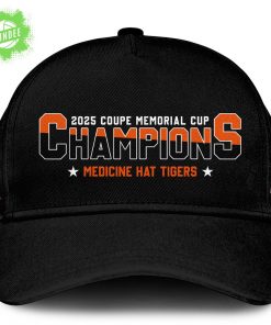 Medicine Hat Tigers tshirt Champions Memorial Cup 2025 Editions Limited