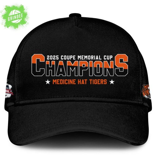 Medicine Hat Tigers tshirt Champions Memorial Cup 2025 Editions Limited