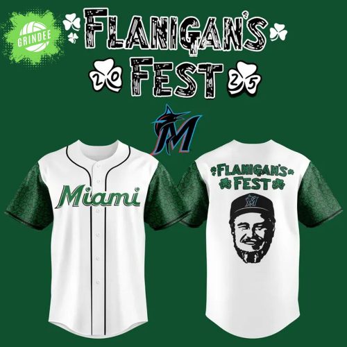 Miami Marlins Flanigan’s Fest 25 Jersey