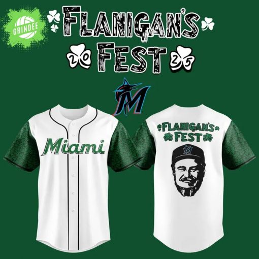 Miami Marlins Flanigan’s Fest 25 Jersey