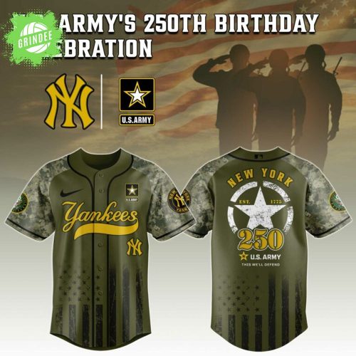 NY Yankees MLB x US ARMY’S 250th Birthday Jersey Editions Limited 2025