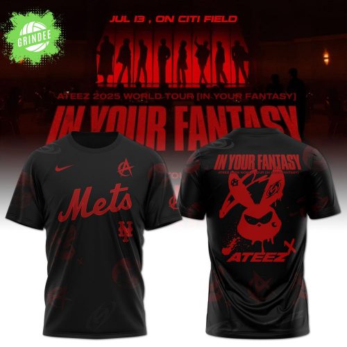 New York Mets X Ateez 2025 World Tour In Your Fantasy Edition Tshirt