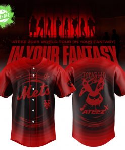 New York Mets X Ateez 2025 World Tour Jersey In Your Fantasy Edition