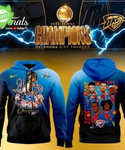 OKC THUNDER 2025 NBA CHAMPIONS NIKE HOODIE