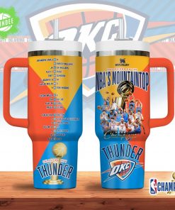 Oklahoma City Thunder | 2025 NBA Champions 40oz Tumbler With Handle NY