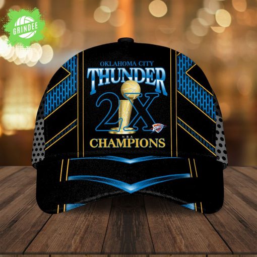 Oklahoma City Thunder 2025 NBA Champions Cap