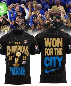Oklahoma City Thunder 2025 NBA Champions Shirt