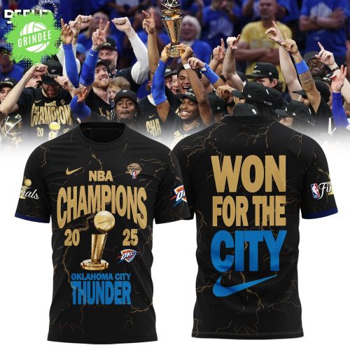 Oklahoma City Thunder 2025 NBA Champions Shirt