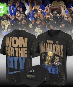 Oklahoma City Thunder NBA Champions Confetti Locker Room Shirt