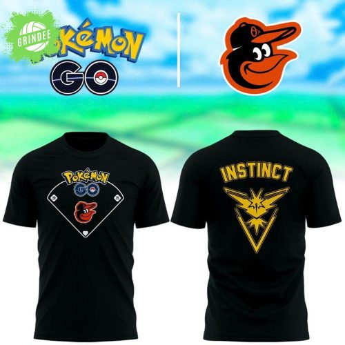 Orioles x Pokémon Go Team Instinct T-shirt – Special Edition