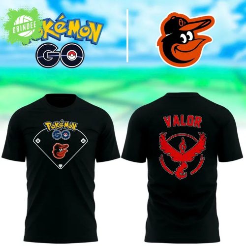 Orioles x Pokémon Go Team Valor T-shirt – Special Edition