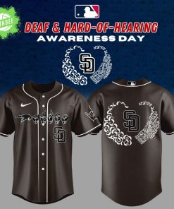 San Diego Padres Deaf and Hard of Hearing Night Combo Jersey