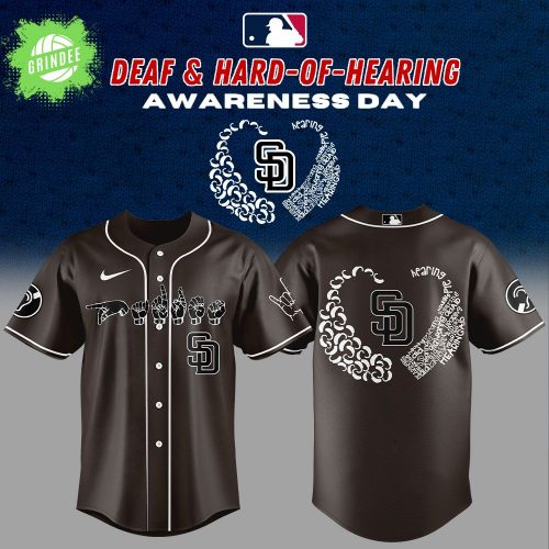 San Diego Padres Deaf and Hard of Hearing Night Combo Jersey