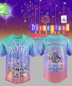 San Francisco Giants x Celebrating Disneyland’s 70th Exclusive Design Jersey