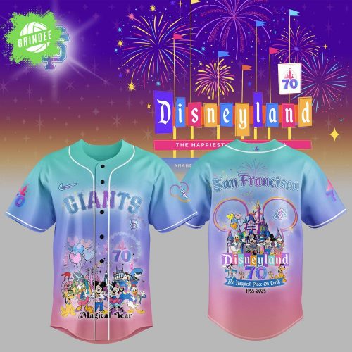 San Francisco Giants x Celebrating Disneyland’s 70th Exclusive Design Jersey