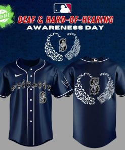 Seattle Mariners Deaf and Hard of Hearing Night Combo Jersey