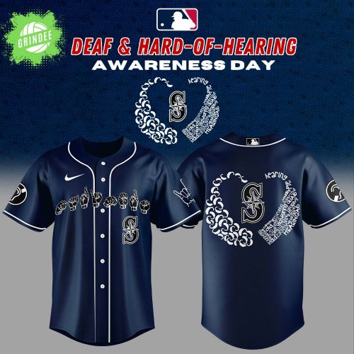 Seattle Mariners Deaf and Hard of Hearing Night Combo Jersey