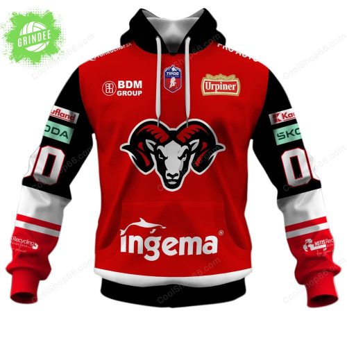 Slovak Extraliga HC 05 Banska Bystrica Jersey Style Hoodie