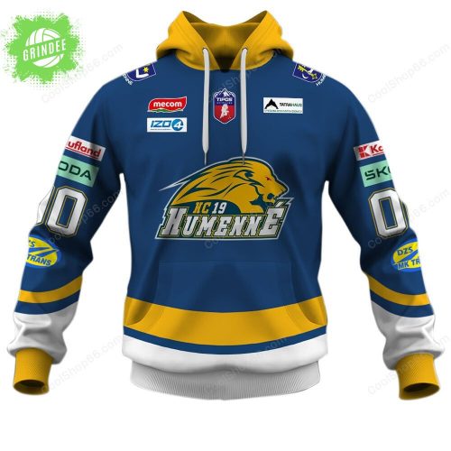Slovak Extraliga HC 19 Humenne Jersey Style Hoodie