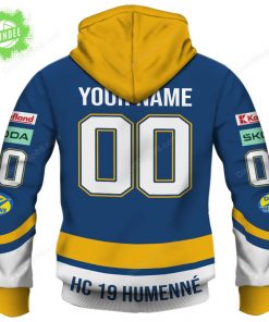 Slovak Extraliga HC 19 Humenne Jersey Style Hoodie