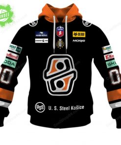 Slovak Extraliga HC Kosice Jersey Style Hoodie