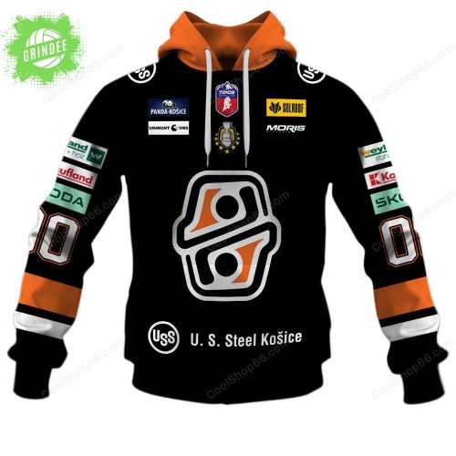 Slovak Extraliga HC Kosice Jersey Style Hoodie